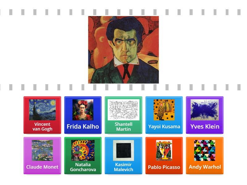 Artist and self-portraits_Match - Find the match