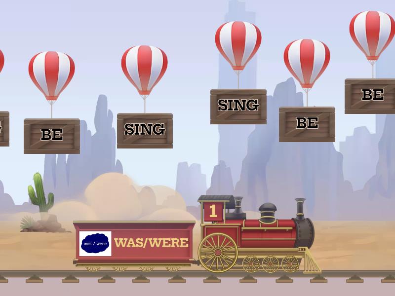 IRREGULAR AND REGULAR VERBS IN PAST Balloon pop