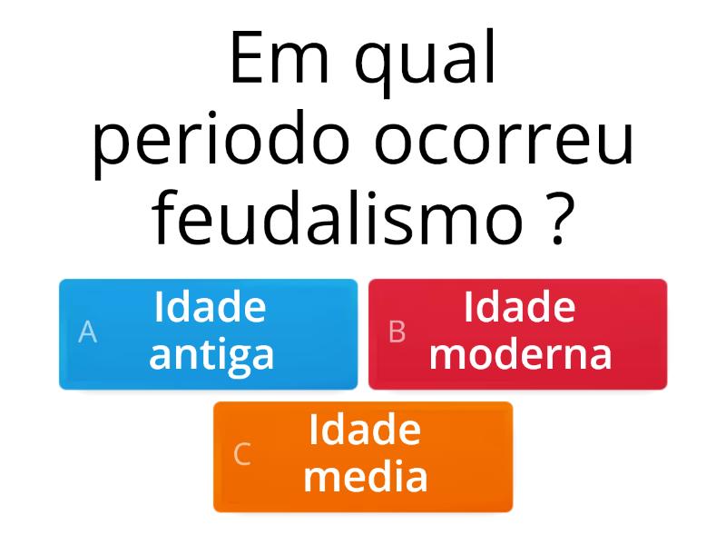 Feudalismo - Quiz