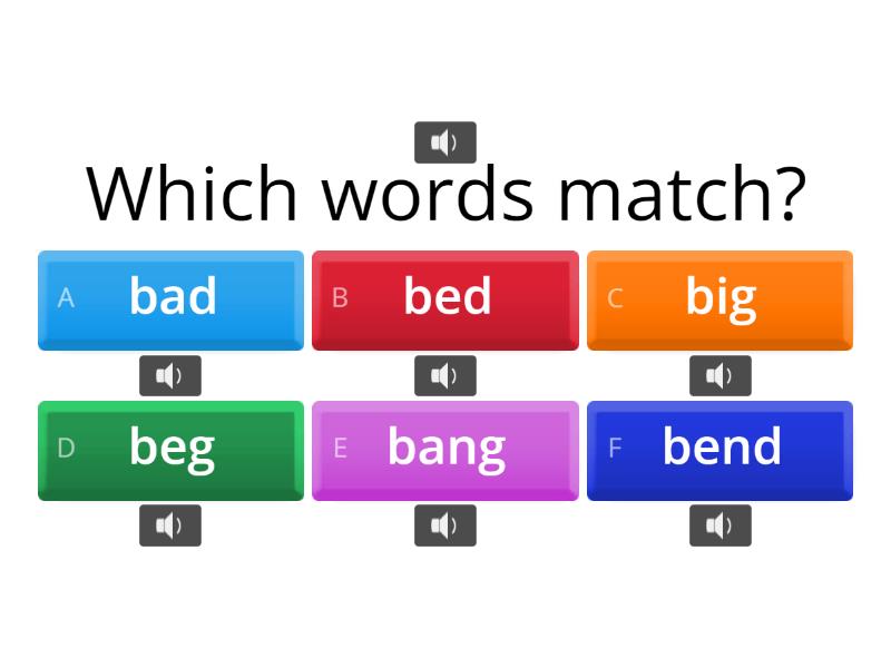 ESOL Entry level phonics - Quiz