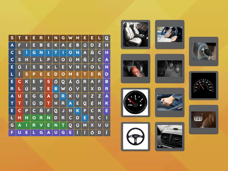 parts of a car inside pictures