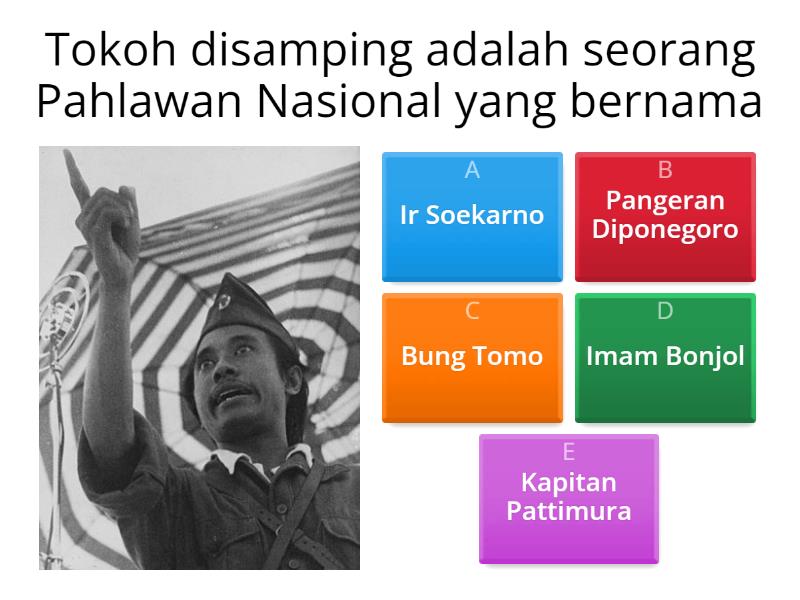 Tokoh Pahlawan Nasional Indonesia Quiz