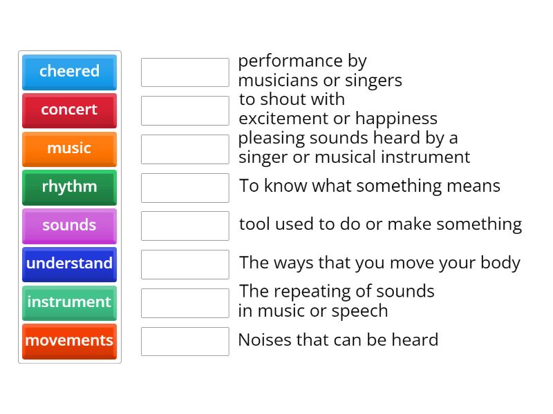 Unit 3 Week 5 Match Up