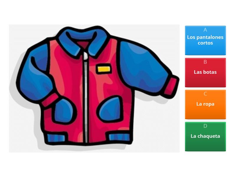 La ropa (Grado 1) - Quiz