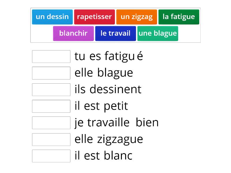 CP - familles de mots - Match up