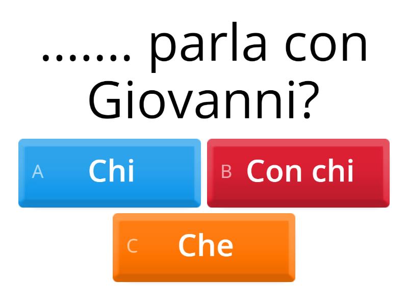 Gli Interrogativi! - Quiz