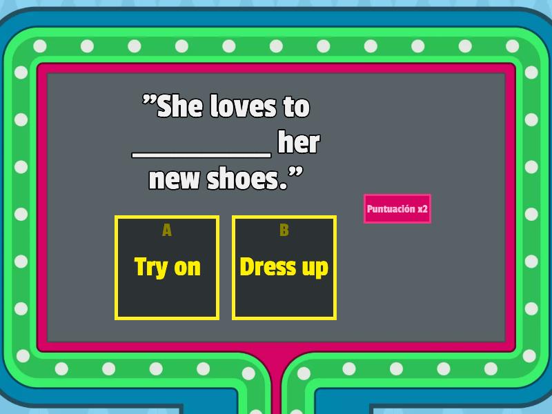 phrasal verbs unit 5 - Gameshow quiz