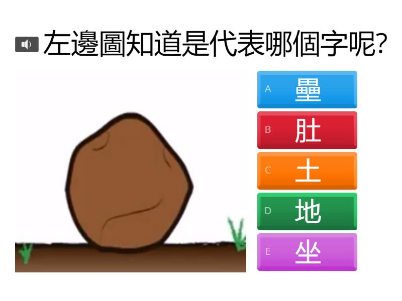 土的部件 - Quiz