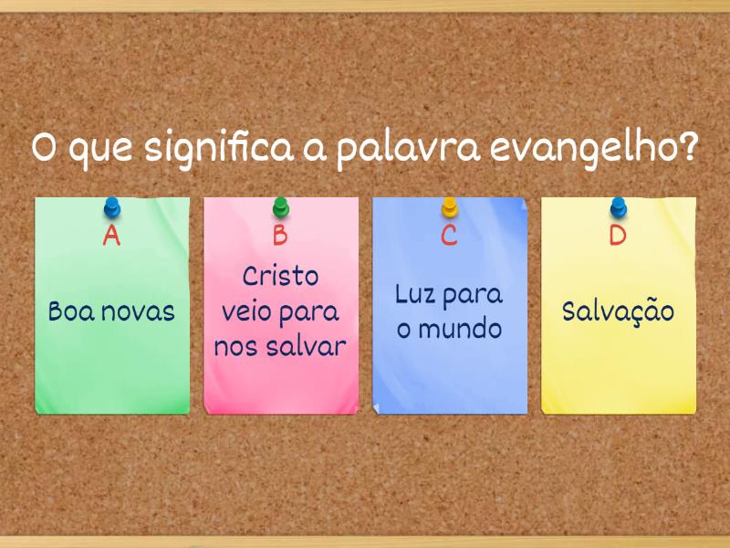 VCE 2024 - CAP 03 - JESUS APRESENTA O EVANGELHO - Quiz