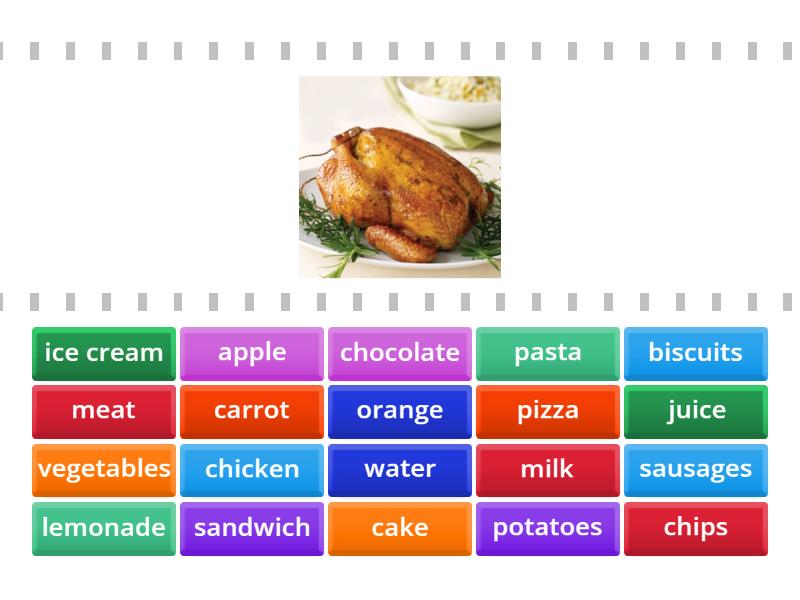 Spotlight 3 Module 3. Food - Find the match