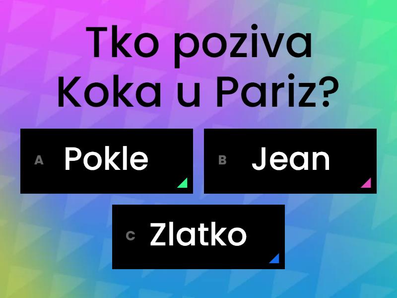 Koko U Parizu - Kviz