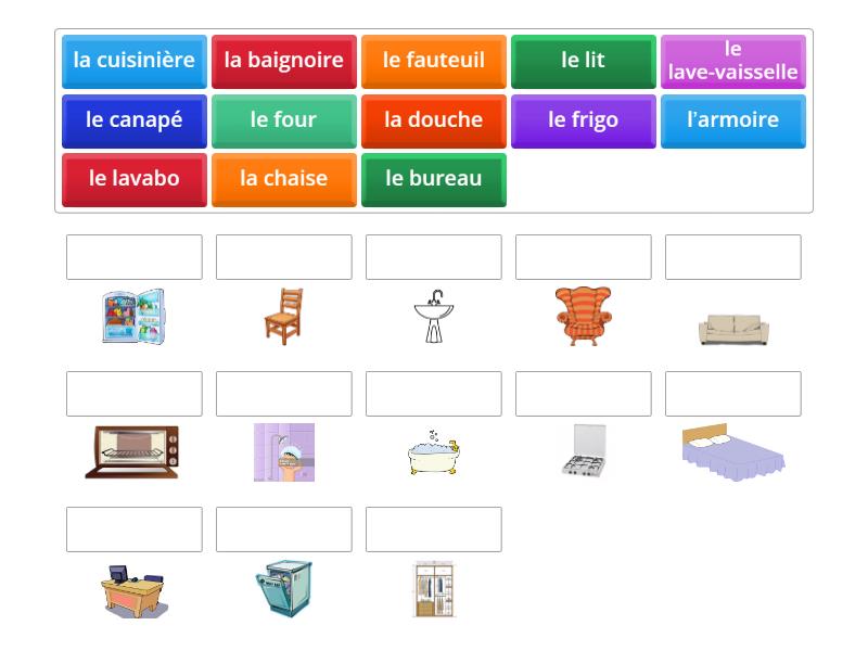 Mobili in francese - Match up