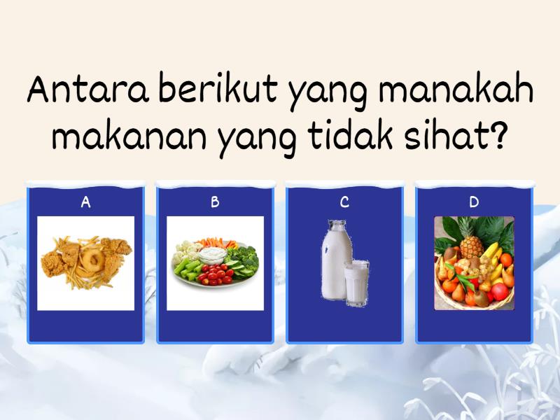 Keselamatan Makanan Dan Kuantiti Makanan (KSSM Tingkatan 2) - Quiz