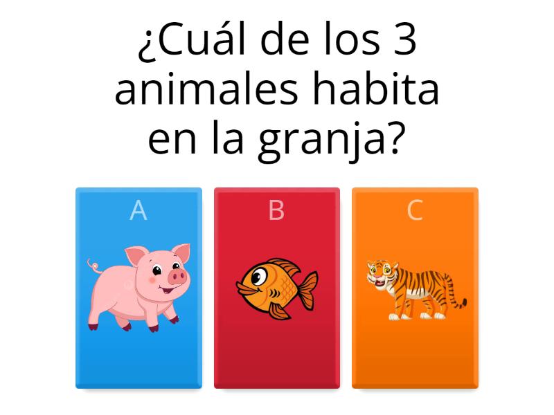 Tipos De Animales - Quiz