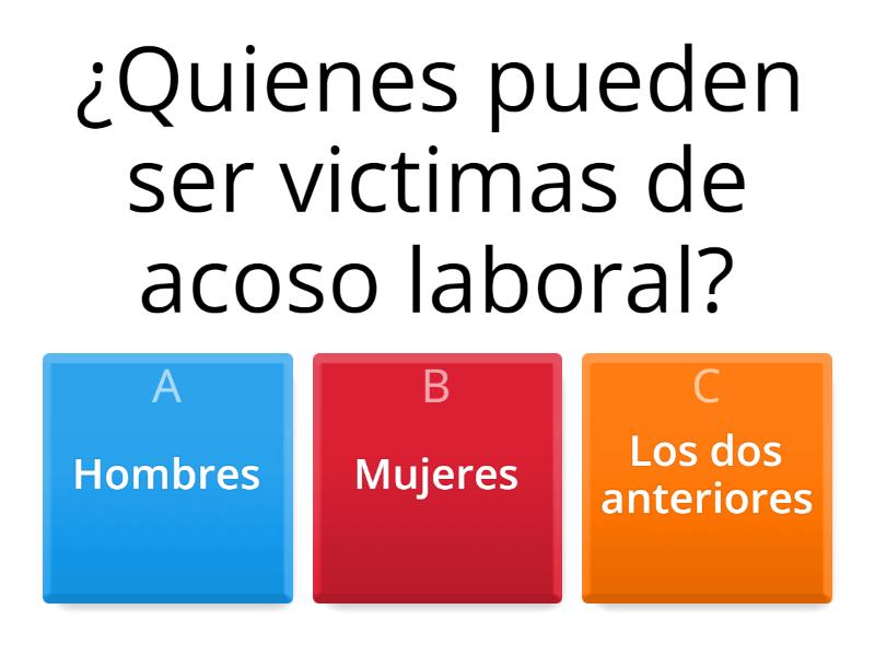 Acoso Laboral - Quiz