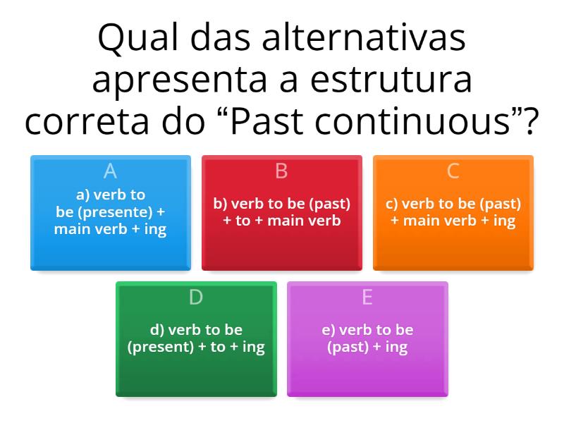 Past continuous - Quiz