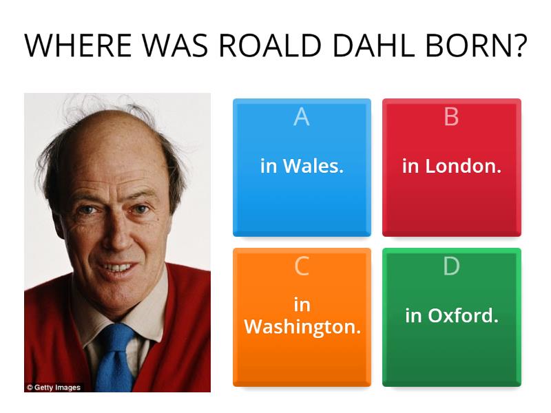 ROALD DAHL - Quiz