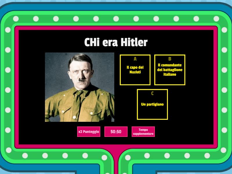 Quiz per esame gameshow quiz
