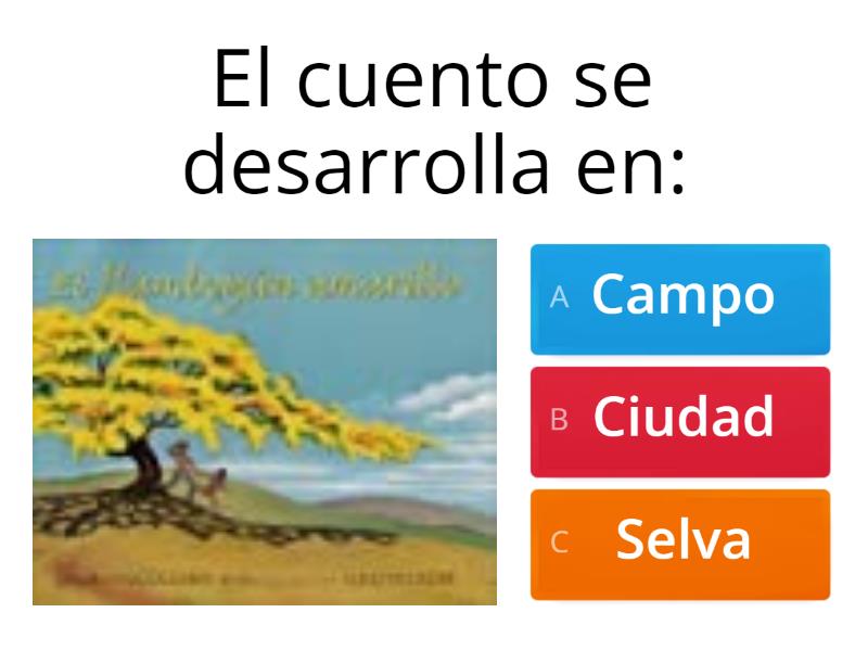 Comprensión Lectora: Cuento- El Flamboyán Amarillo - Cuestionario
