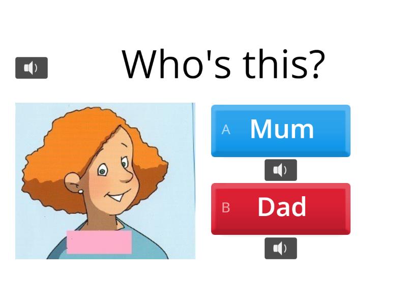 Vocabulary: The family (Level beginner 4A) - Cuestionario