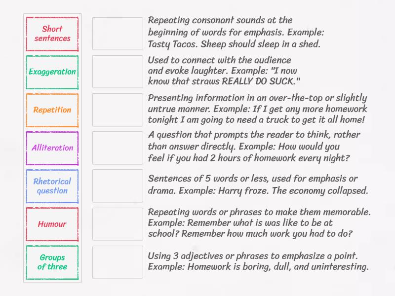 Persuasive Devices Match Up