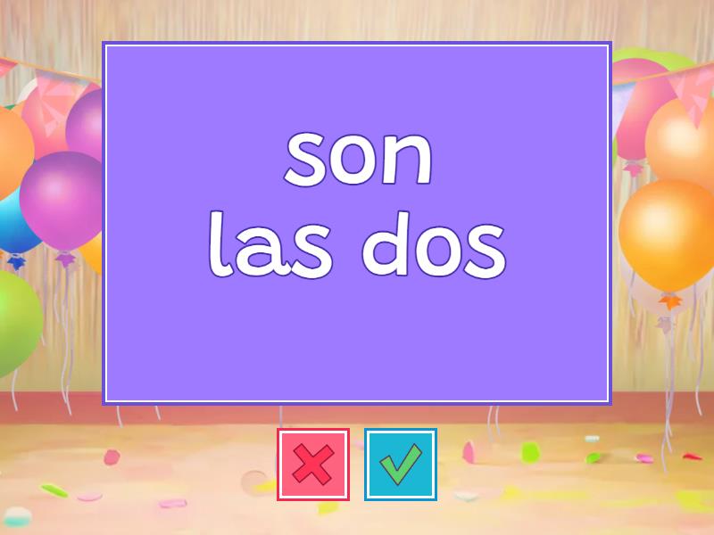 Y8 Spanish Time and town Flash cards