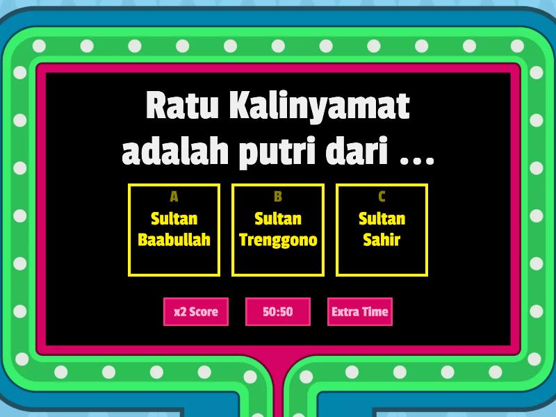 SEJARAH - Gameshow Quiz