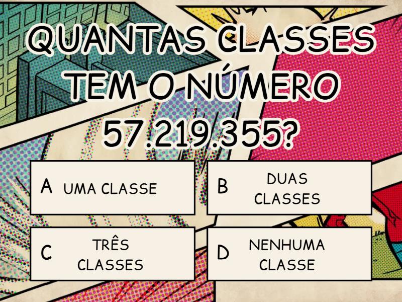 BENICIO / SISTEMA DE NUMERAÇÃO DECIMAL - Cuestionario