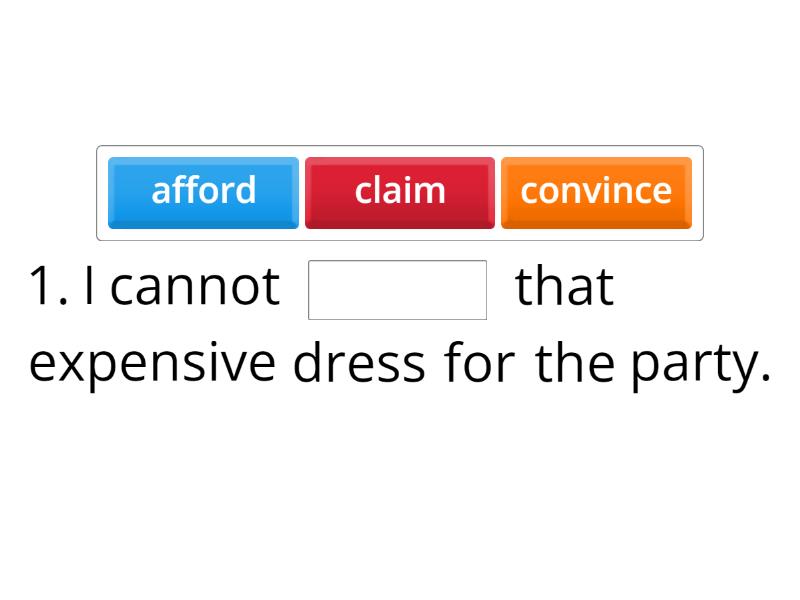 1.4 unknown words blanks - Complete the sentence