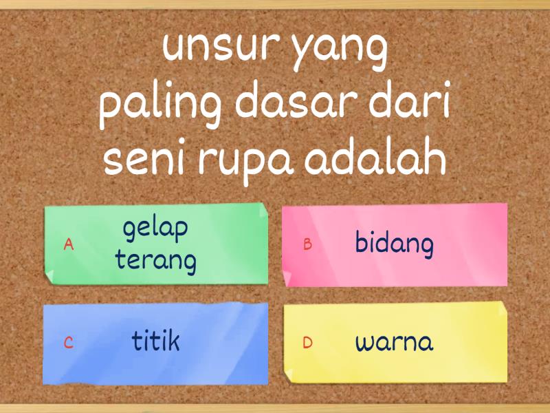 Seni Rupa - Quiz