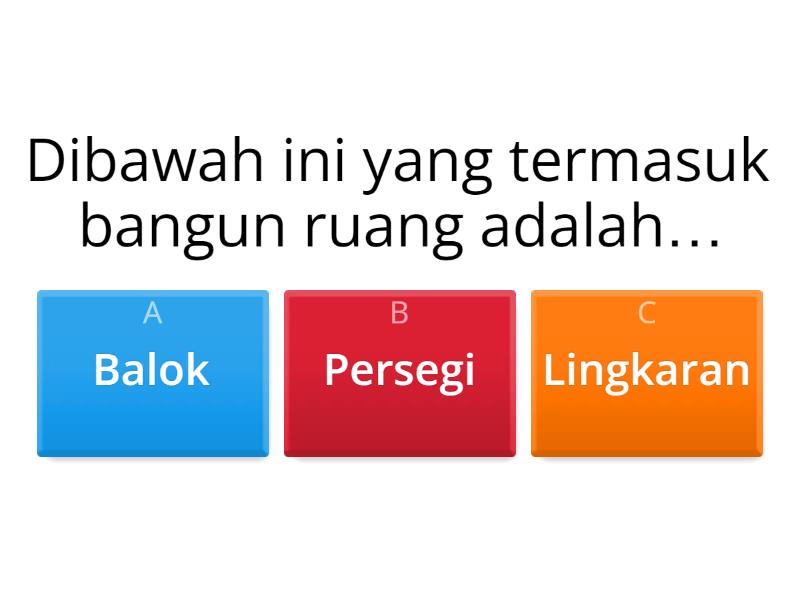 Pilihan Ganda Materi Bangun Ruang - Quiz