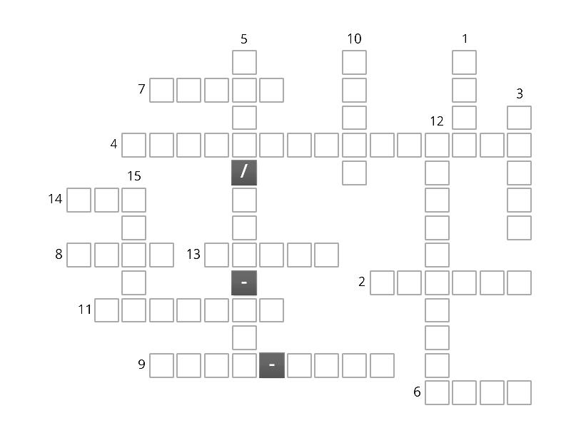 Crucigrama de Dragon Ball - Crossword