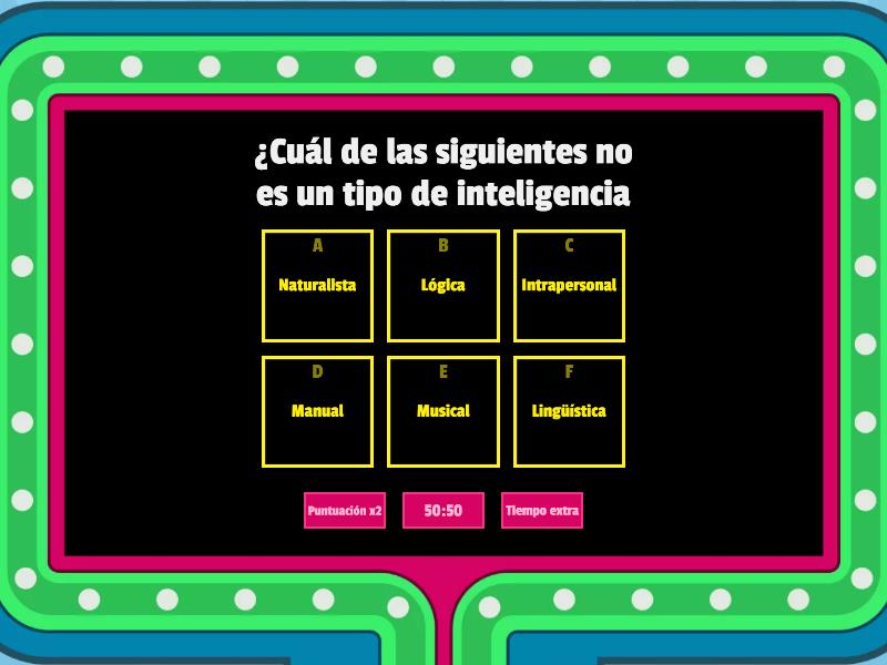 Inteligencia_emocional - Gameshow Quiz