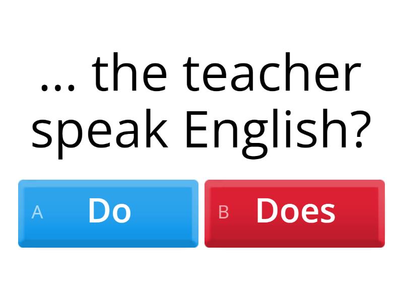 Do/Does questions Practice ️ - Quiz