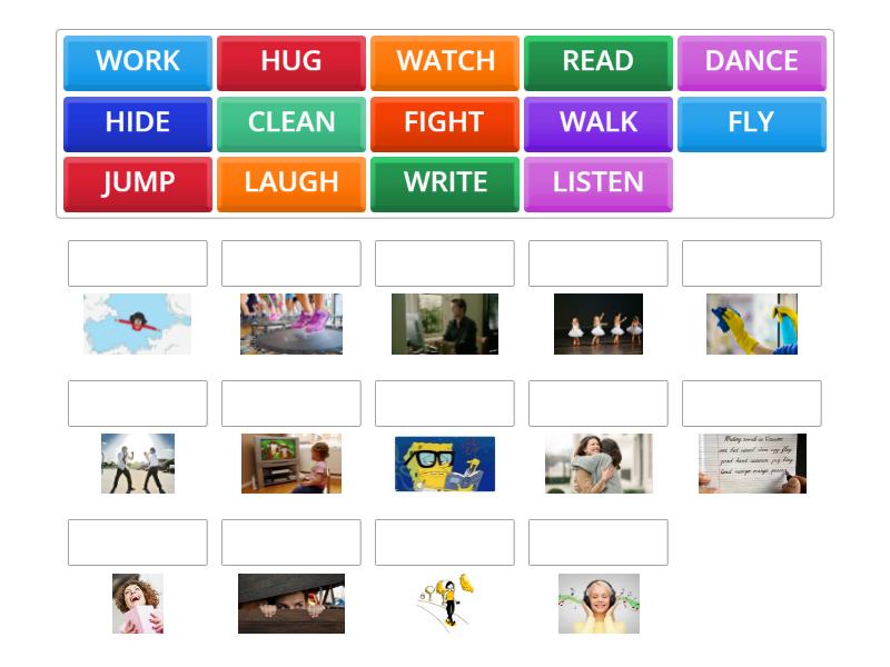 VERBS PART 2 - Match up
