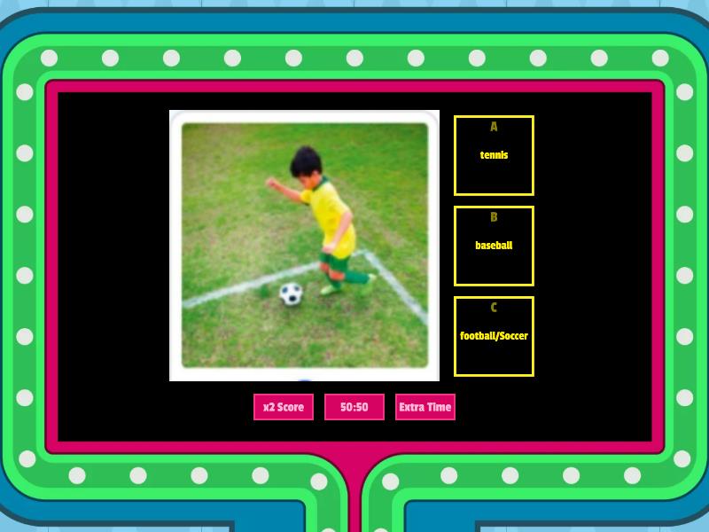 Sports gameshow quiz
