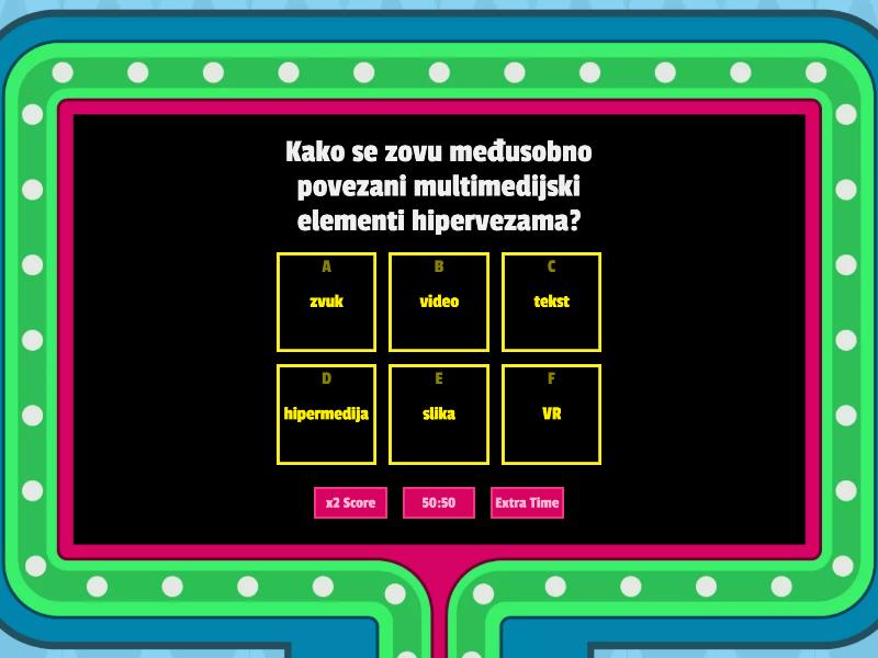 Multimedija - Gameshow Quiz