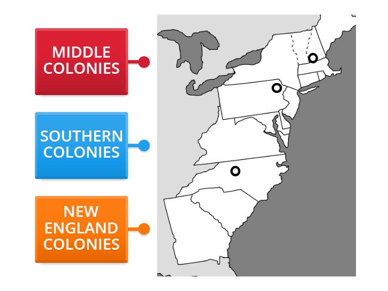 COLONIAL REGIONS - Imagem com legenda