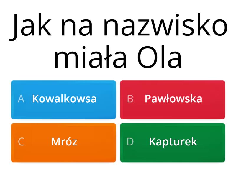 Pajączek Na Rowerze Test Sprawdzający (Pajączek na rowerze) - Test
