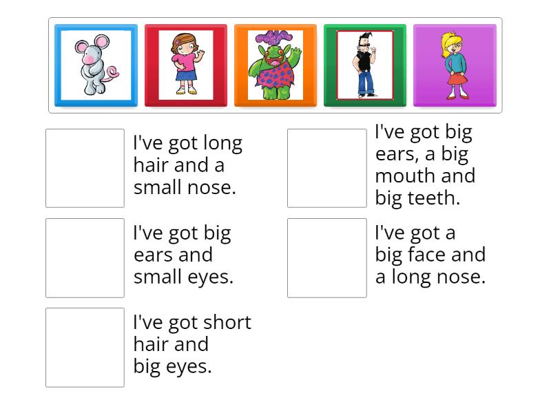 Kid's Box 1 Unit 6 have got - Match up