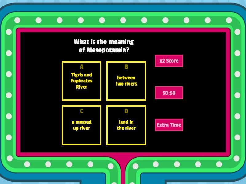 Mesopotamia - Gameshow Quiz