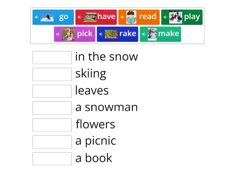Spotlight 5 Module 7 Activities - Match up