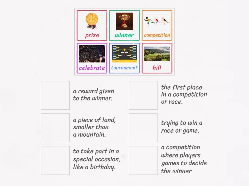 Unit 8 Lesson 1 - Match up