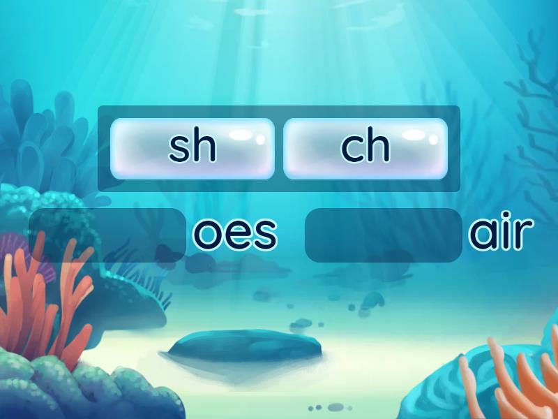 Phonics H Blends - Missing word