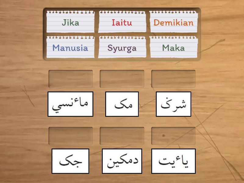 Cintai Tulisan Jawi Match Up