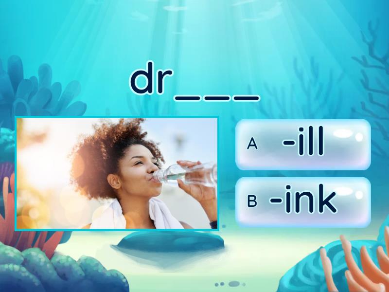 Phonics -ill vs. -ink - Quiz