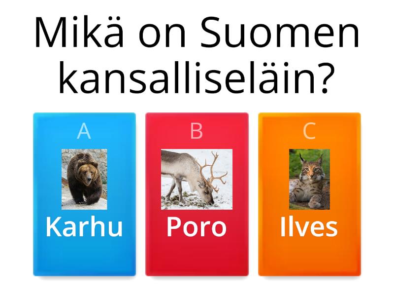 Suomen Kansallissymbolit - Test