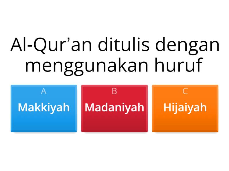 Mengenal Harakat - Quiz