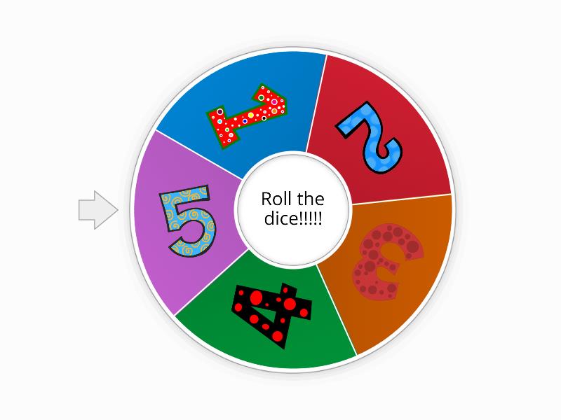 roll a dice 1 5 number generator