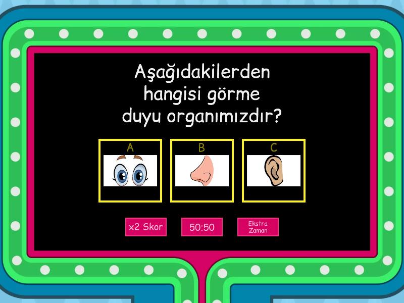 Duyu Organları - Gameshow Quiz